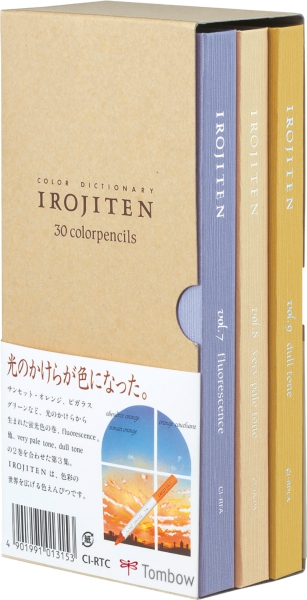 Creioane Colorate Irojiten Seascape 30 Culori Volum 7, 8, 9 Tombow [3]